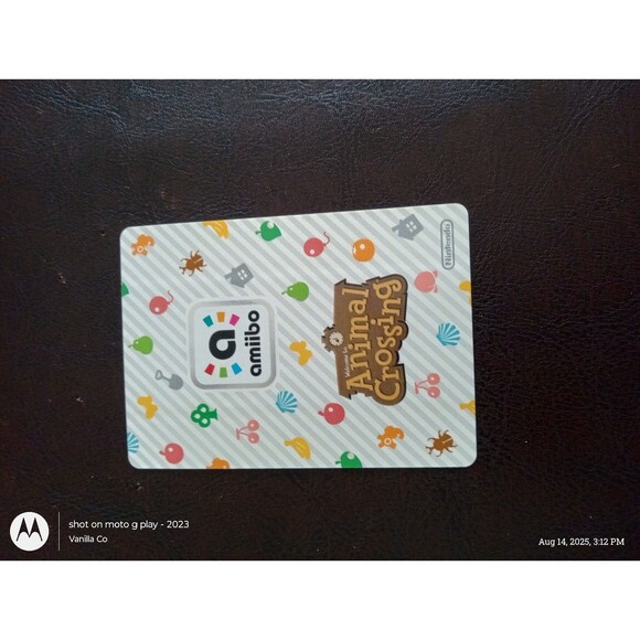Nintendo Animal Crossing Dom Amiibo Card - Picture 2 of 2